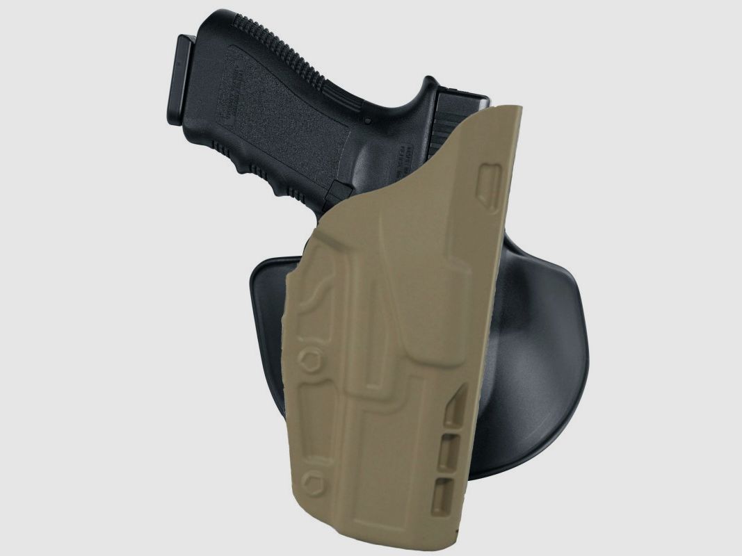 SAFARILAND® 7378 (7TS-ALS) Paddleholster 383* Glock 20.20C.21.21C-Beige-Rechts
