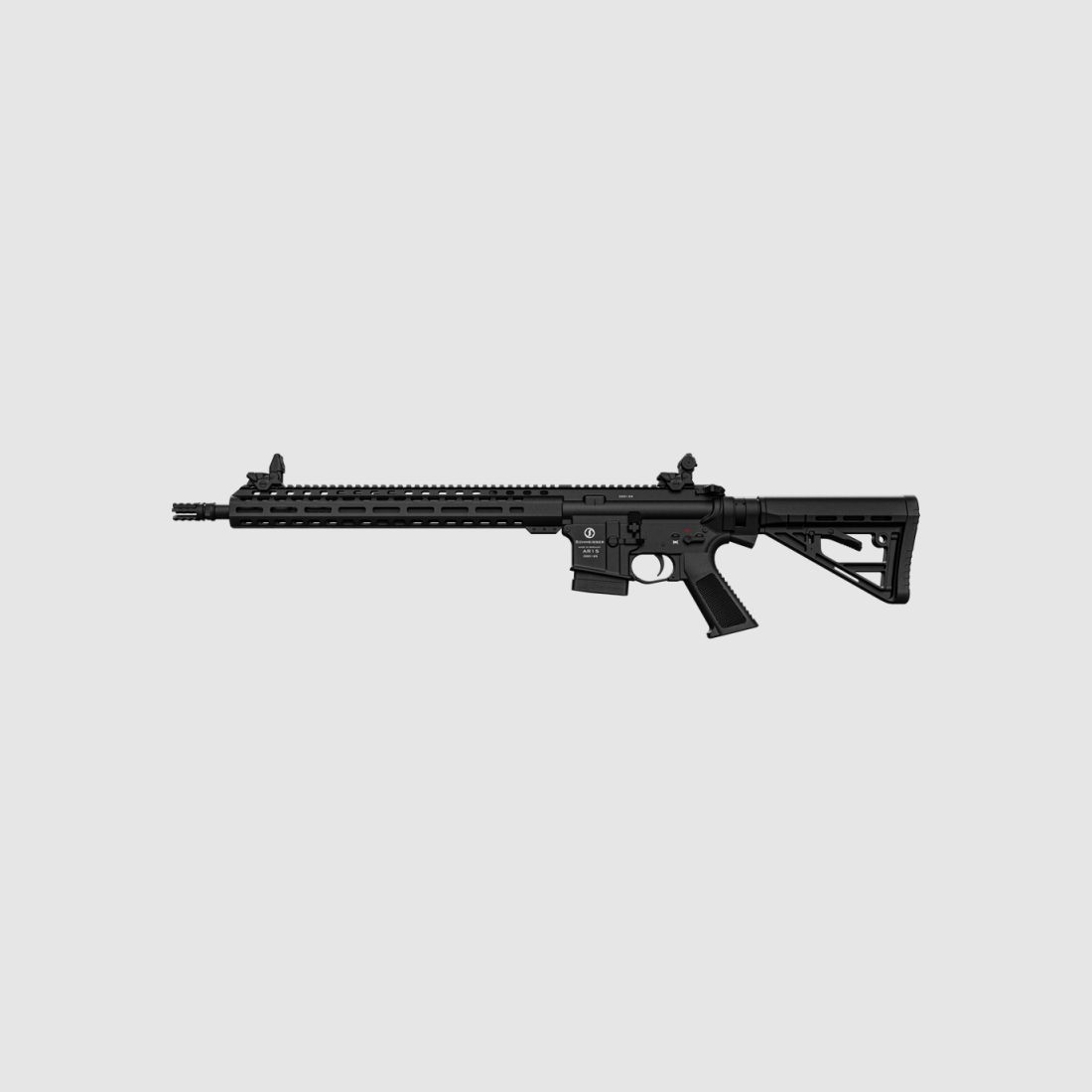 SCHMEISSER M5FL MK2 16,75" M-LOCK NEGRO 45/90 GRADOS DE SEGURIDAD, imagen 2 de 2