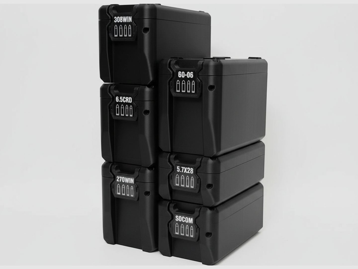 Filamelt Munitionsbox / 270 Winchester / 'Klapp- / Rastdeckel' / Patronenbox, Ammo Box