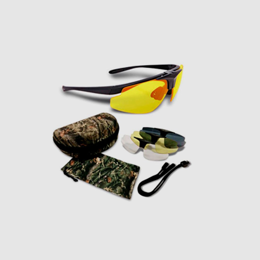 Shilba Jagdbrille mit wechselbaren Gläsern, Bild 2 von 2