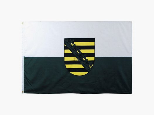 Fahne, Sachsen,Polyester, 90 x 150 cm