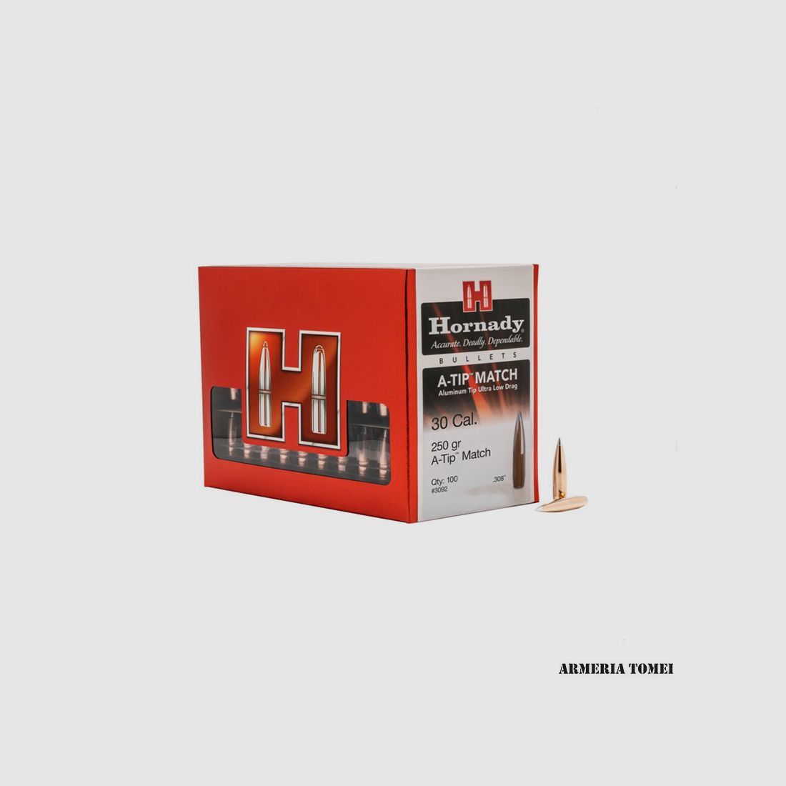 HORNADY – Geschosse – 30 Kal .308 250 gr A‑Tip® Match (100 Stk), Bild 1 von 2