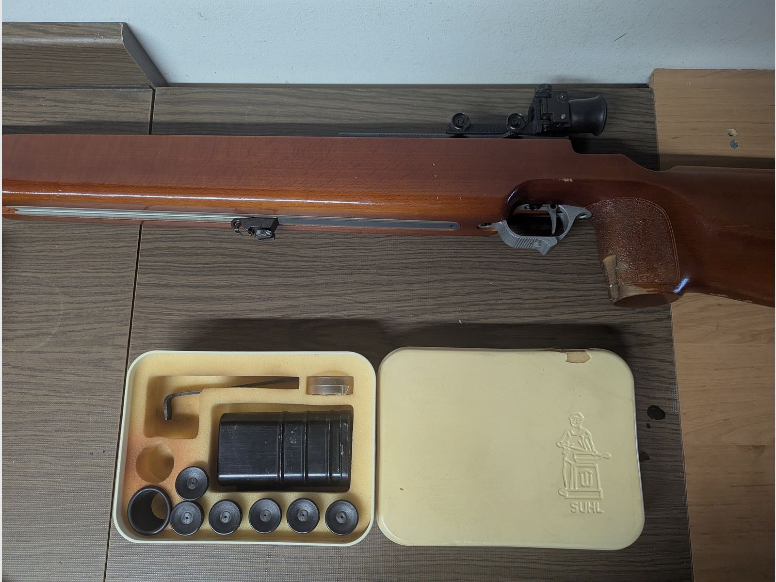 Suhl Modell 150, Kal .22lr + Original Diopterset aus der DDR
