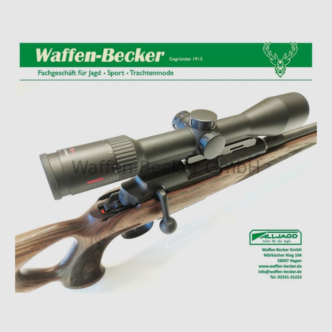Mauser Mod. 25 Max Cal. .308Win. Ripetitore a trazione diretta + Minox RS4 2,5-10x50, immagine 3 di 3