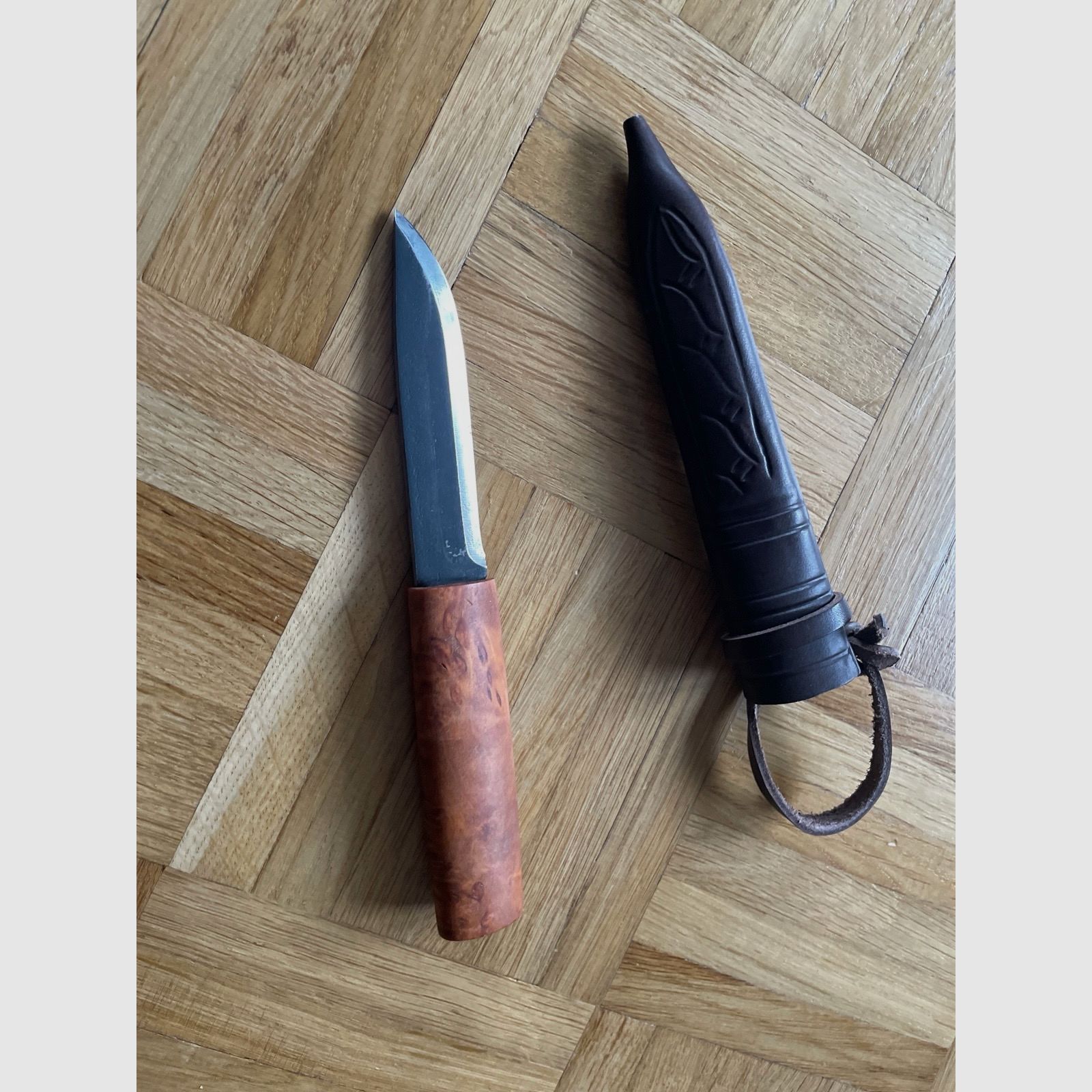 Helle Viking 96 Neuf, acier au carbone