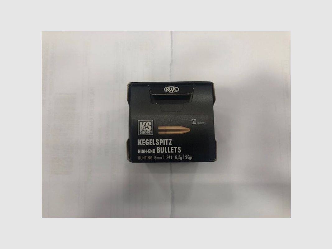 RWS GESCHOSSE 6MM GR 96 KS DIA 243, Bild 3 von 4