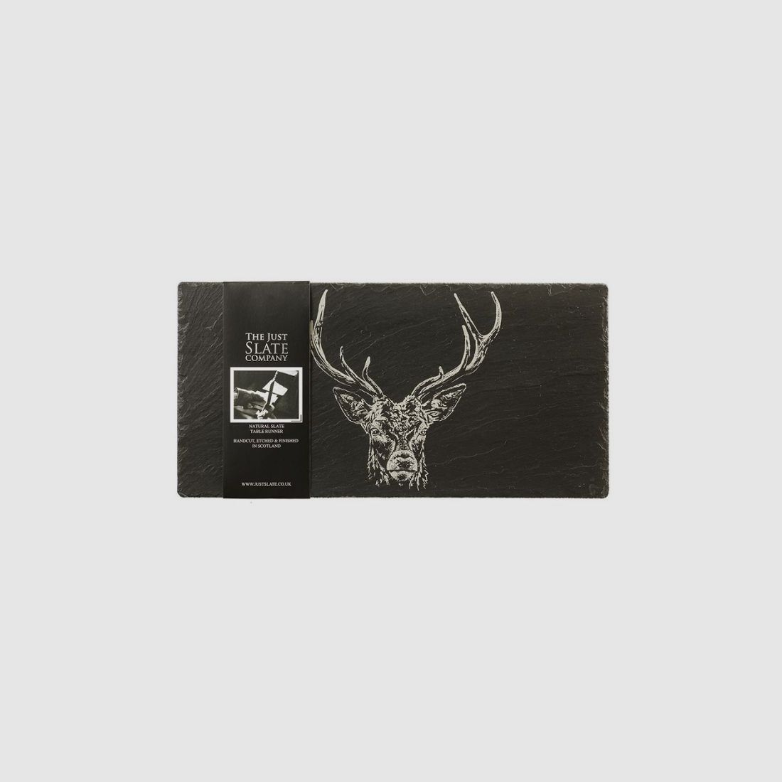 Servierplatte Schiefer Hirsch 50x25cm, Bild 1 von 6