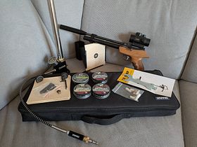 Diana Bandit air pistol 4.5 mm Gen I complete set