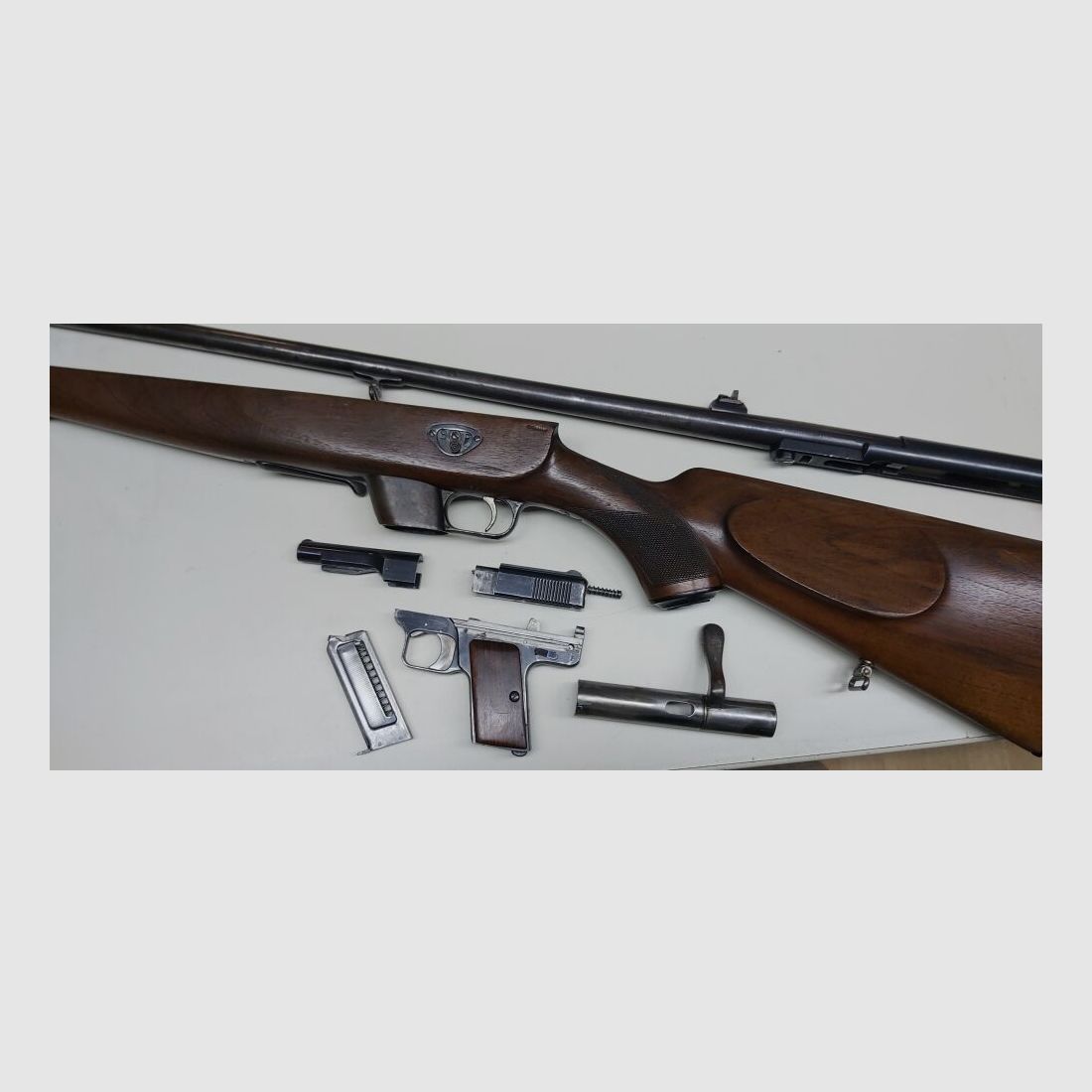 Römerwerk AG Suhl / Thüringen Römer-Pistolenbüchse Patent Gerstenberger-Moritz