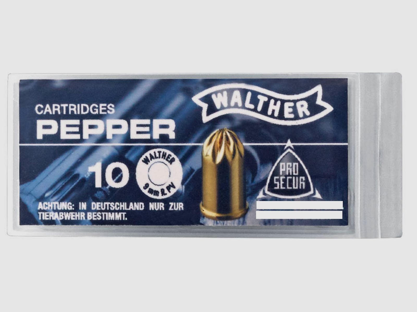 Walther 4.1306 Pfeffermunition 9mm R PV für Revolver