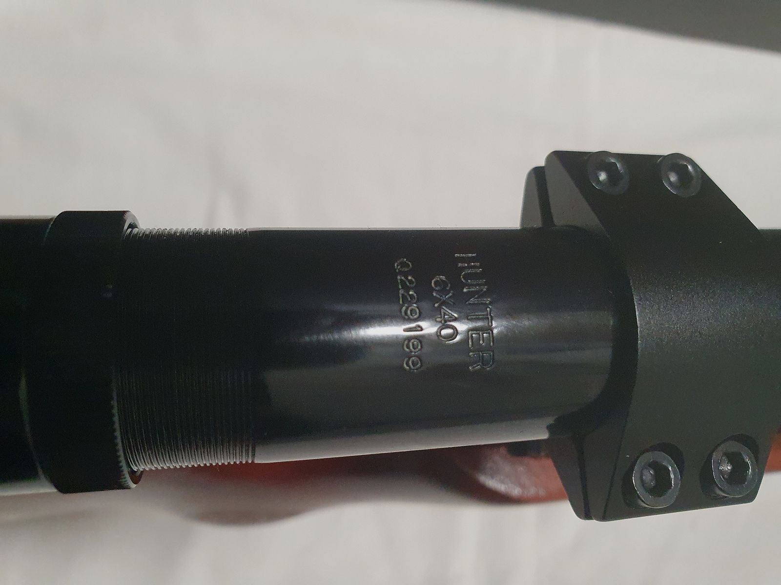 Haenel 303-Super con antiguo visor de caza 6x40