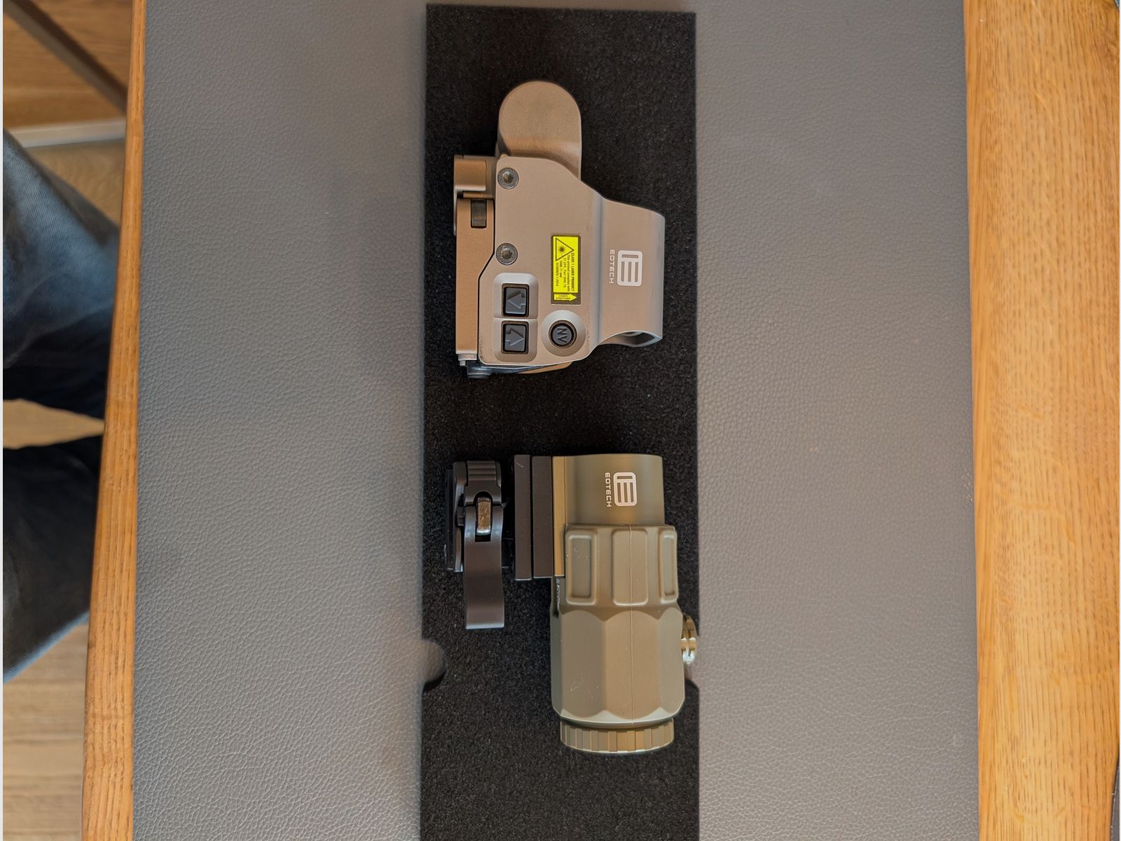 Original EOTech Bundle: EXPS3-2 TAN & G45 Magnifier (5x) TAN STS – Top Zustand