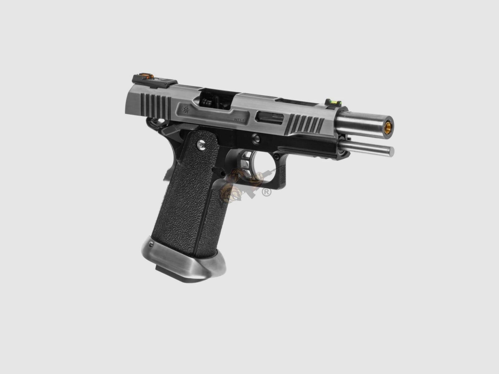 WE Hi-Capa 5.1 Force Full Metal Silver GBB -F-, immagine 3 di 6