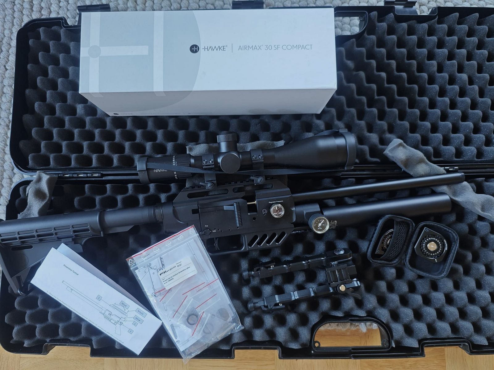 FX Dreamline Tactical Compact F – 4,5 mm / 7,5 J – Komplettset