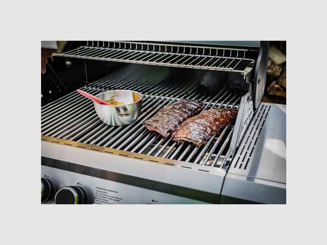 Grillfürst Gasgrill G310G mit Guseisen Rosten