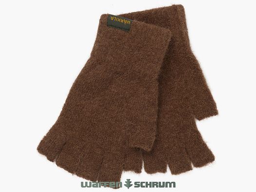 Härkila gloves fingerless Alpaca Pinecone Brown