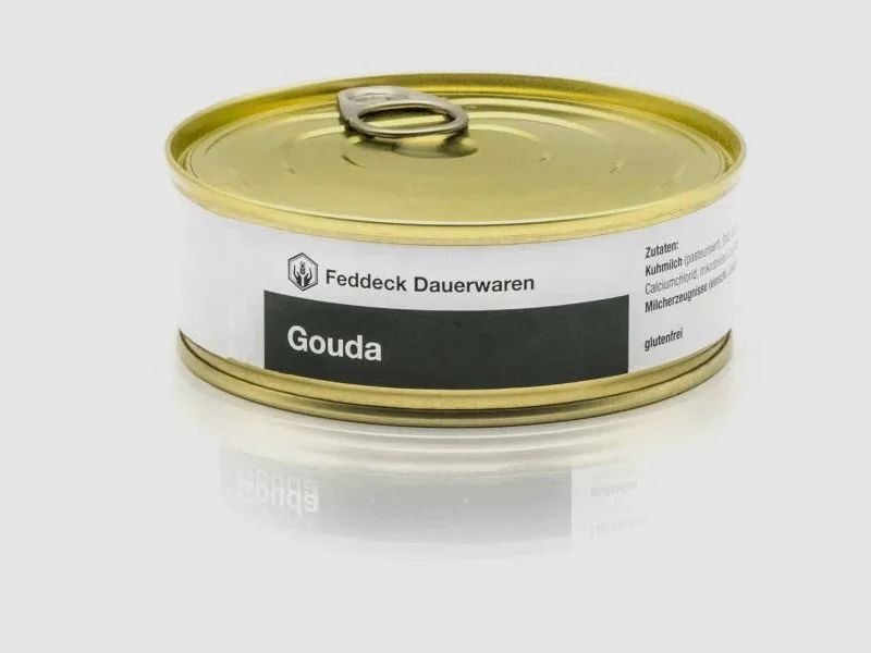 Feddeck Dauerwaren Dosenkäse Gouda 200 g