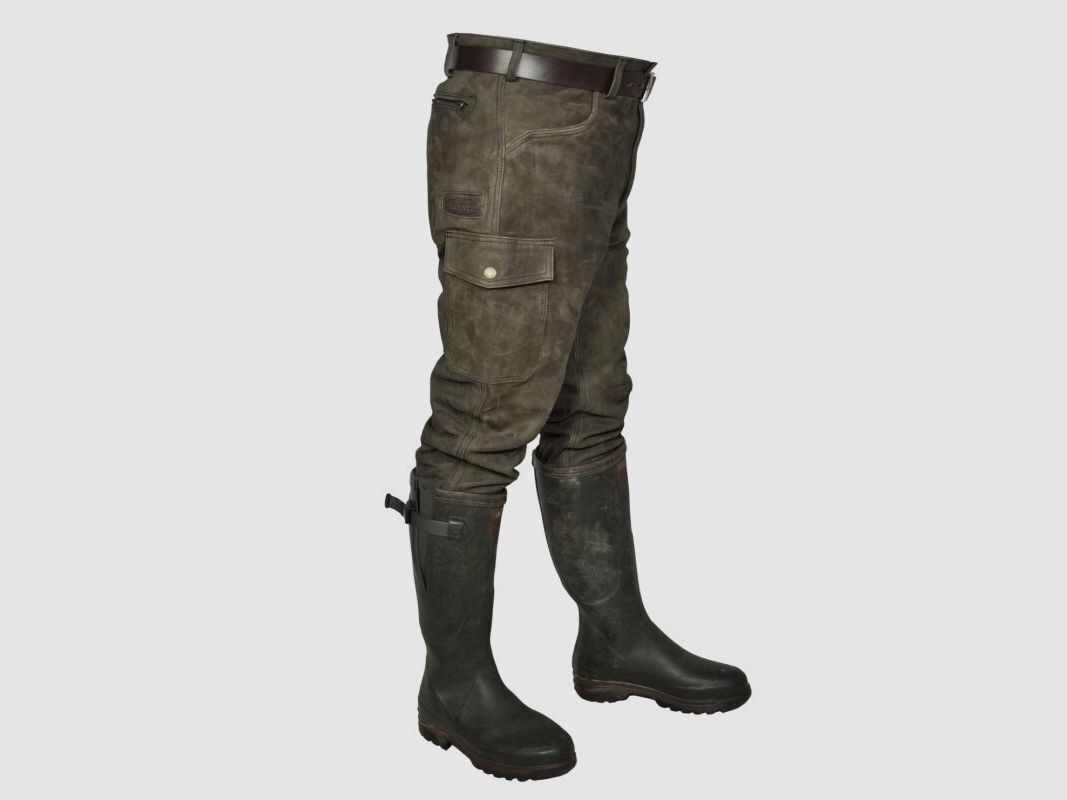 Hubertus Stiefellederhose 30