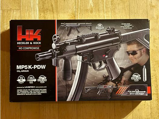 Umarex Heckler&Koch HK MP5 K-PDW CO2 as good as new 4.5 mm