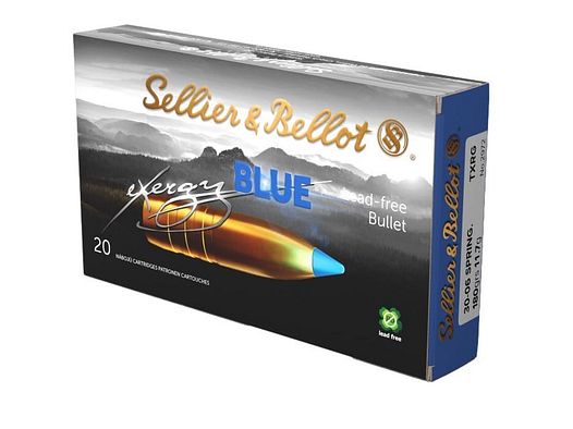 Sellier & Bellot .30-06 Spr. tipped eXergy blue 11,7g/180grs. - 20 Stk.