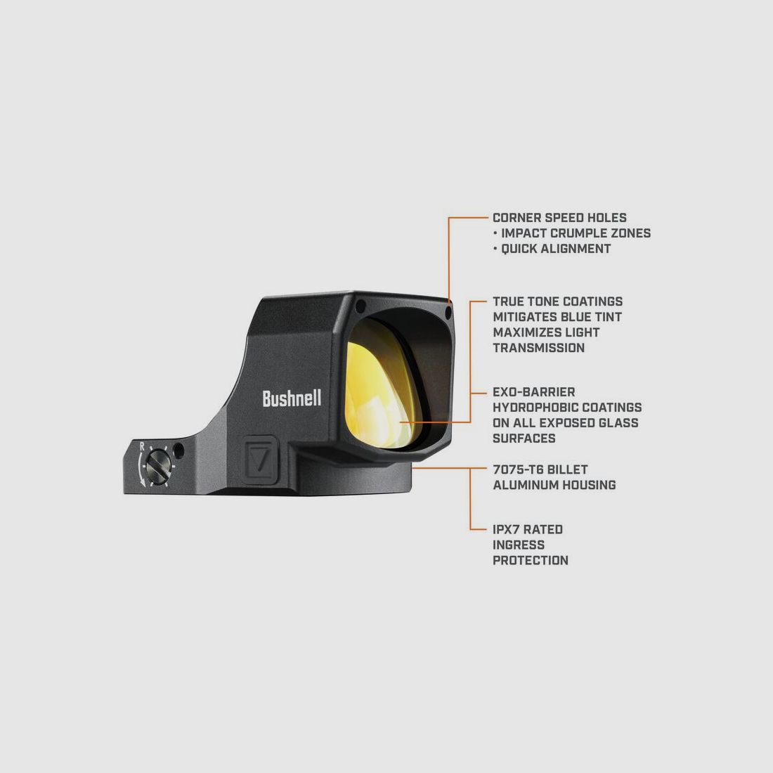 Bushnell Rotpunktvisier RXM-300 (RMS/RMSc-Footprint)
