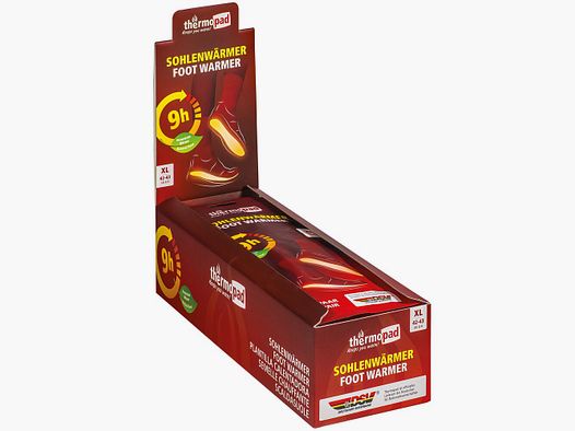 Thermopad Sole warmers (10 pairs) (Size XL = 42-43)
