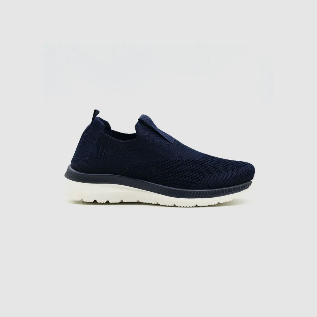 Baskets femme sans lacets textile semelle pvc bleu marine 36 à 42, image 7 sur 14