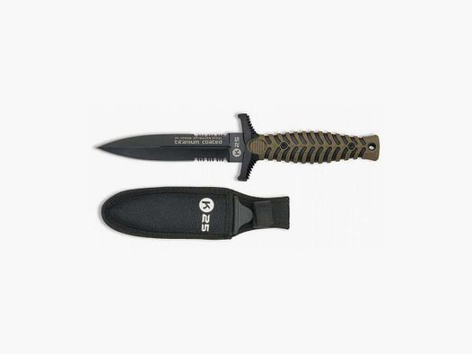 K25 Stiefelmesser doppelschneidig grün