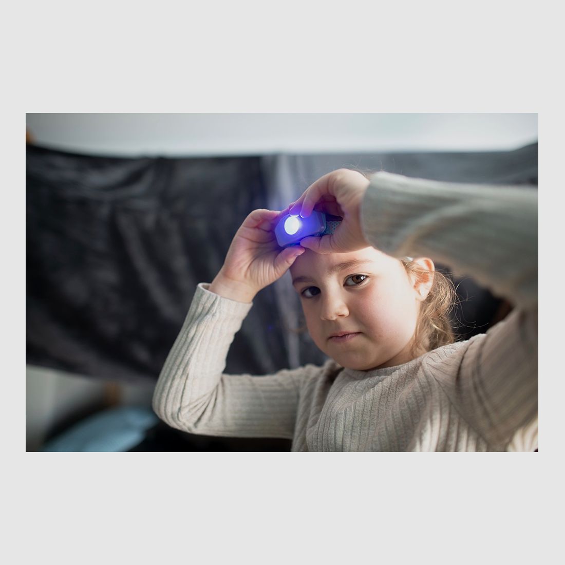 Ledlenser 502538 Latarka czołowa dla dzieci KIDLED2 fioletowa 40 lumenów