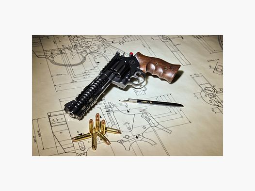 Revolver KORTH Ranger NXS, 8 Coups, cal. .357 Mag, 6 pouces, Poignée Jim Wilson