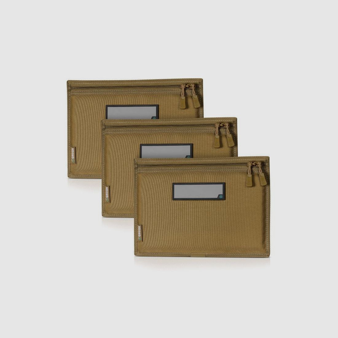 SAVIOR 3ER SET AUFBEWAHRUNGSTASCHEN TAN