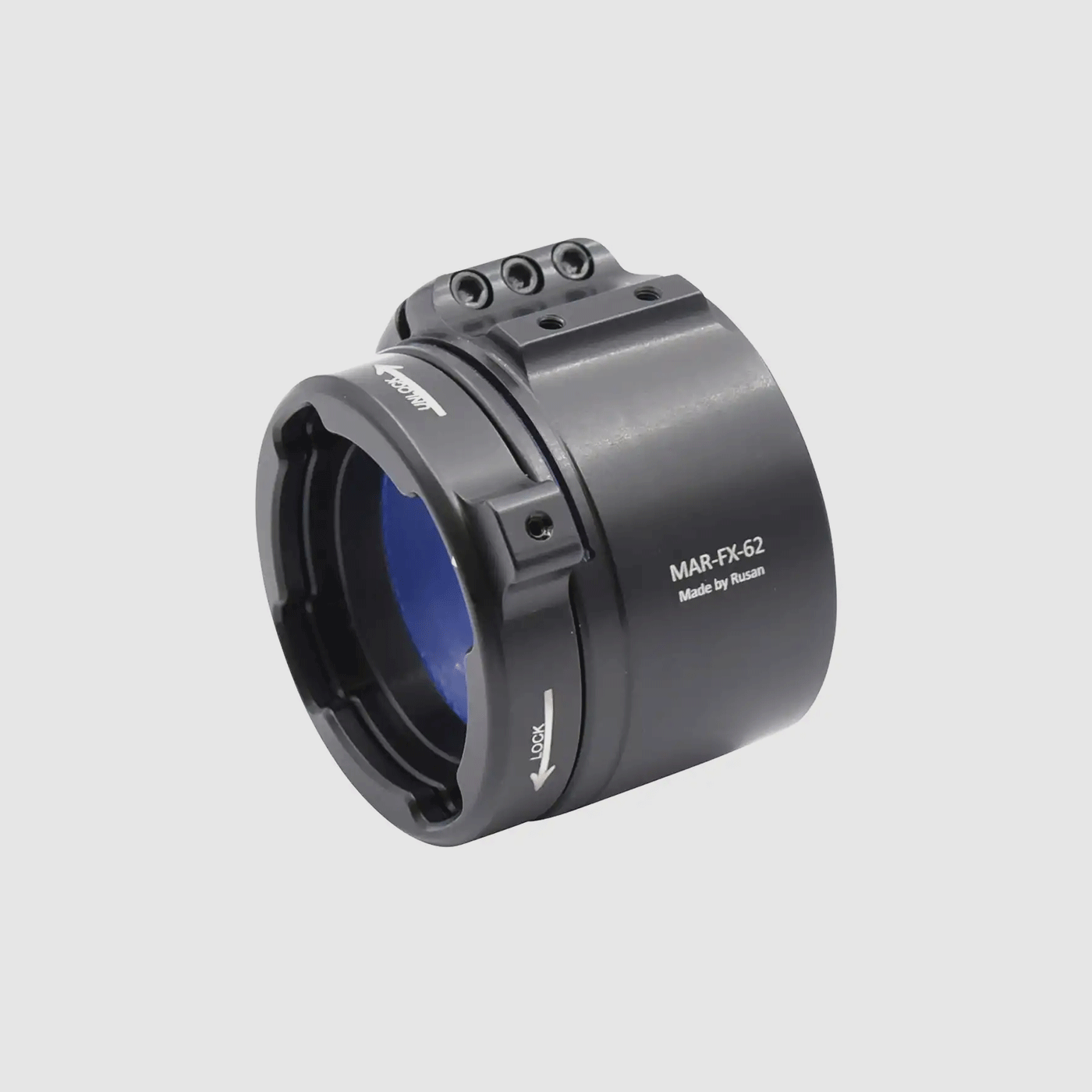 RUSAN – MODULARE ADAPTER | RUSAN MODULAR ADAPTER – FESTE KLEMME (3 SCHRAUBEN) 60mm, Bild 1 von 2