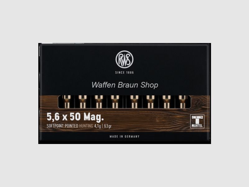 RWS 5,6X50 MAG TM 4,1G 20ER