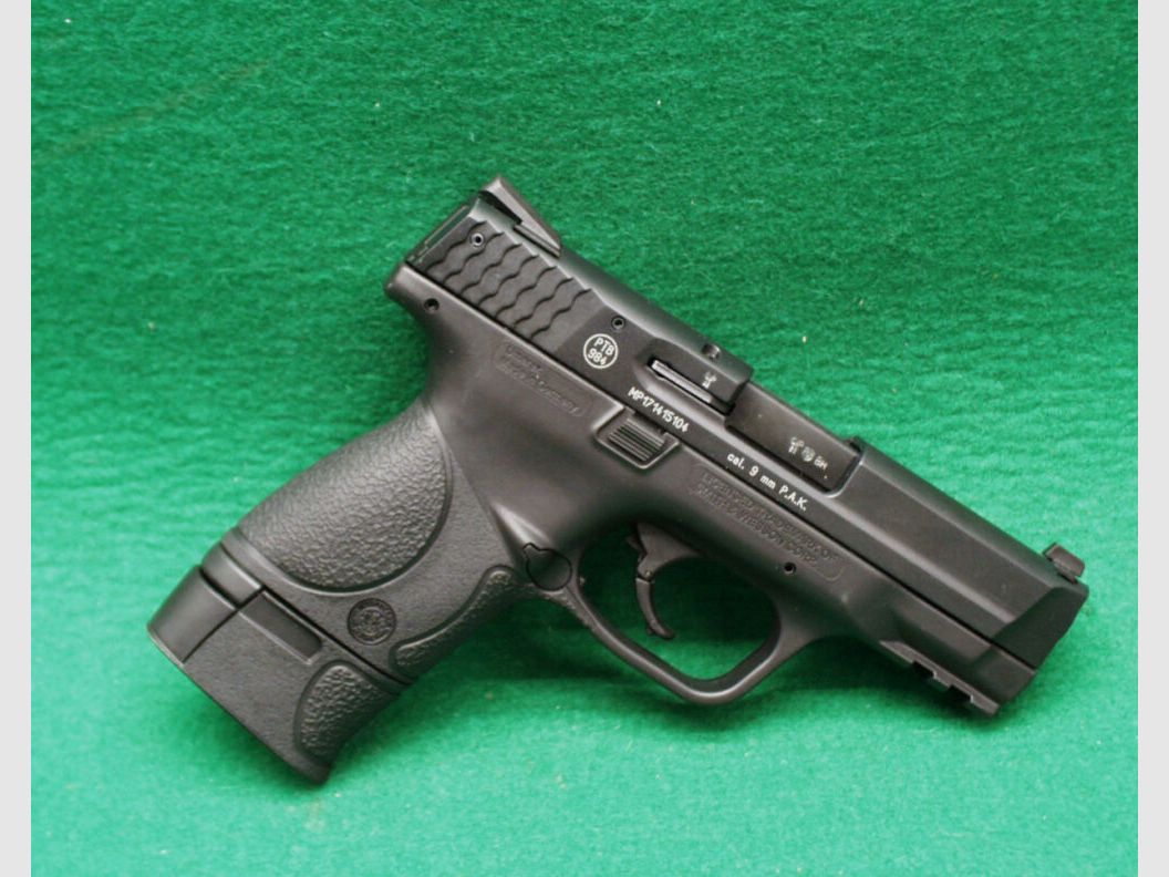 Pistola de fogueo Smith&Wesson M&P9c, negra, imagen 2 de 2