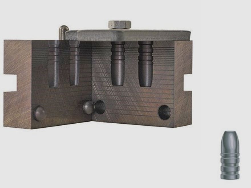 Stampo di fusione doppio RCBS .309 / 7,85 mm 150 gr / 9,7 g 30-150-CM cowboy per proiettili a punta piatta .30-30 Win. .309