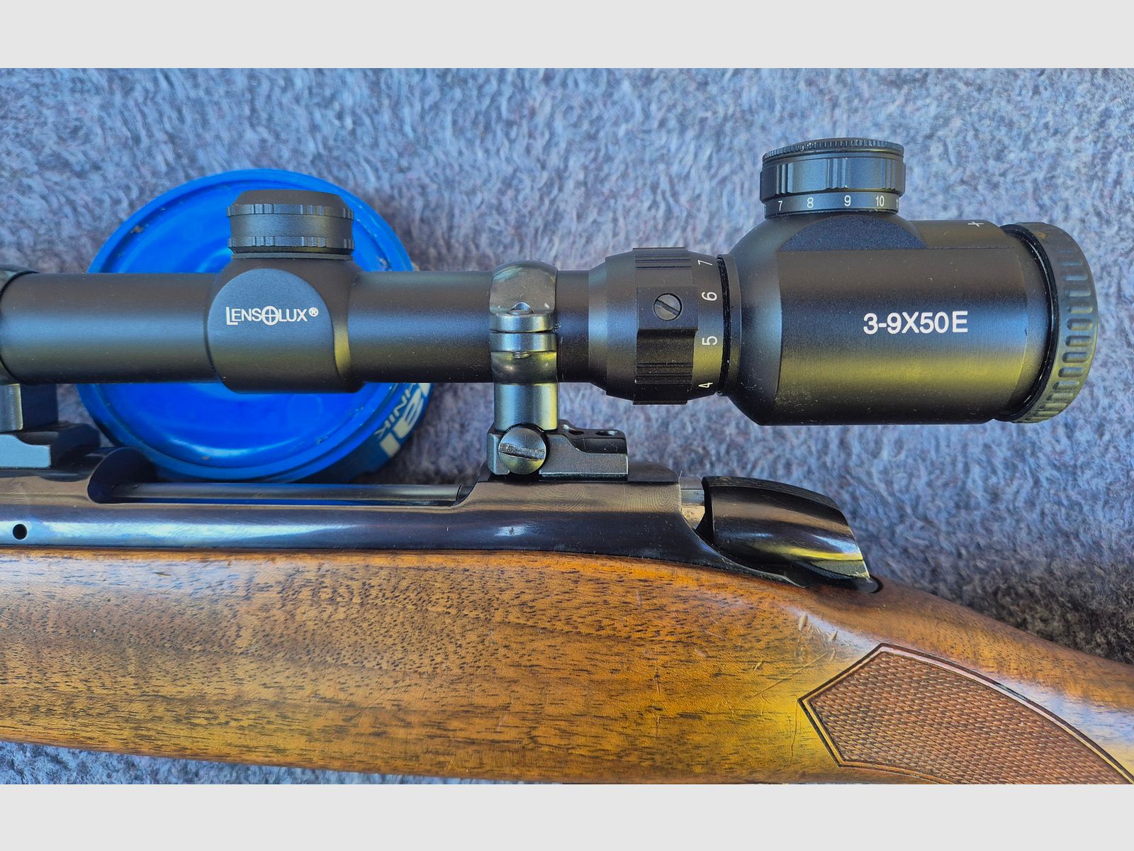 BSA Repetidor con mira telescópica Lensolux 3-9x50E