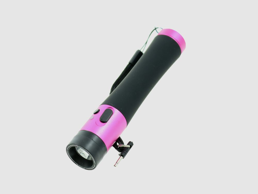 Pistola stordente con torcia 9 MV Nero/viola