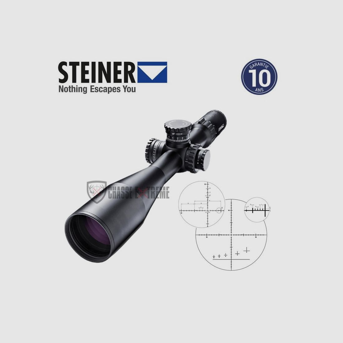 Telescopio STEINER Military M5xi 5-25x56mm Reticolo B4i-2fp, immagine 1 di 2