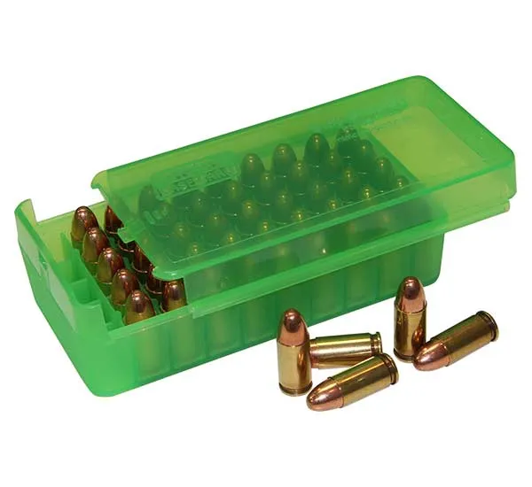 9 mm Pistol Ammunition Box MTM P50SS-9M-16
