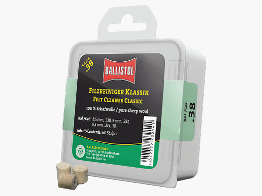 .38 / 9mm Ballistol Klassik Filzreiniger