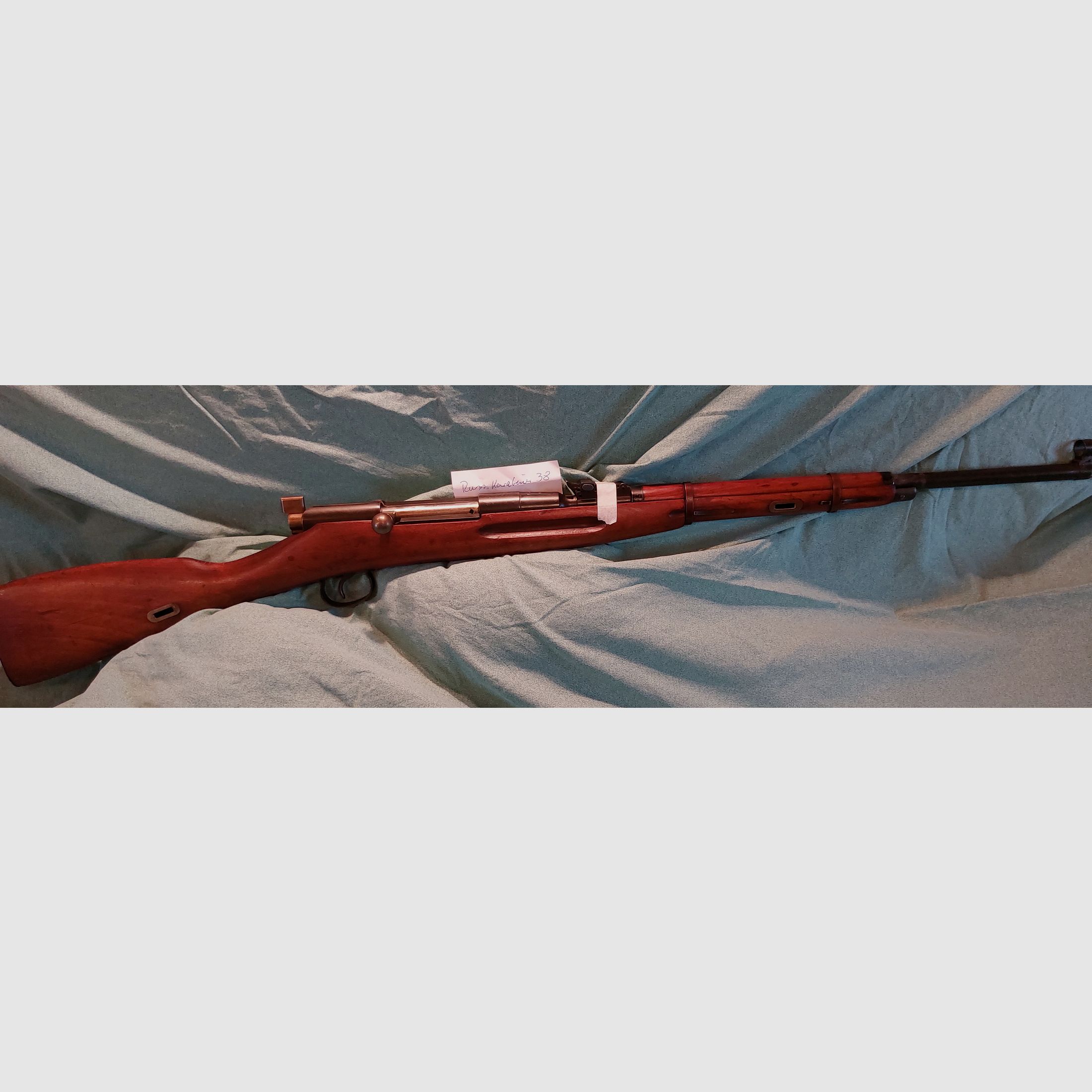 Polnischer Salutkarabiner Mosin Nagant 22 Dekowaffe nicht schießfähig.