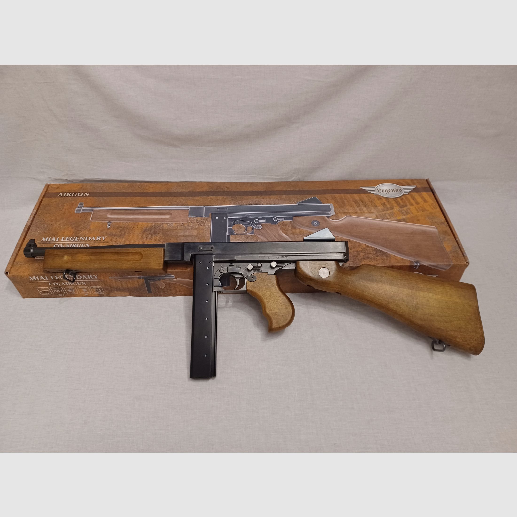 Legends M1A1 Legendary Used-Look / 4,5 mm BB / Blowback / CO2 / Gewehr / Karabiner / OVP (141)