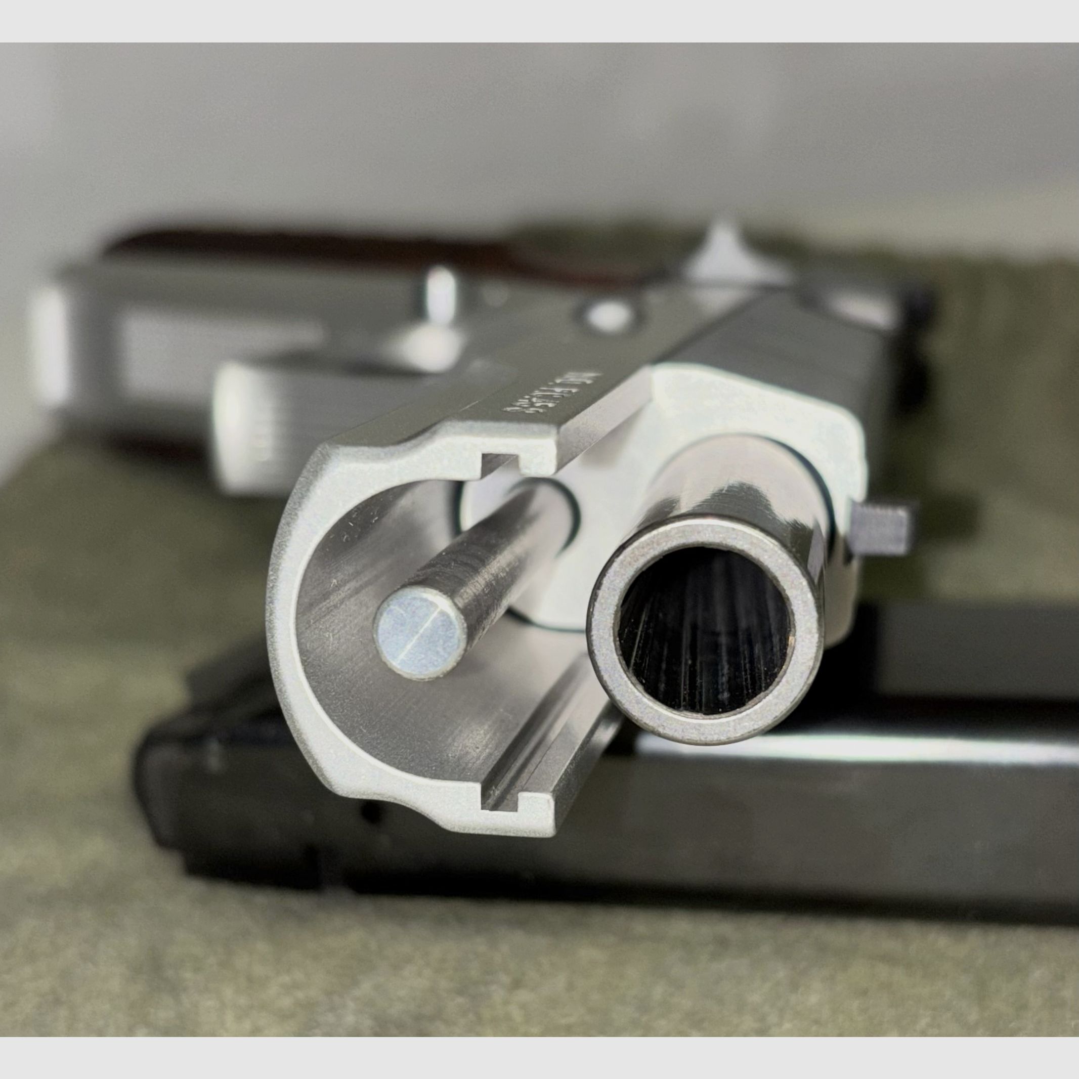 Pardini Sport Model P.C.45 S, 5 inches, Cal 45 ACP - silver