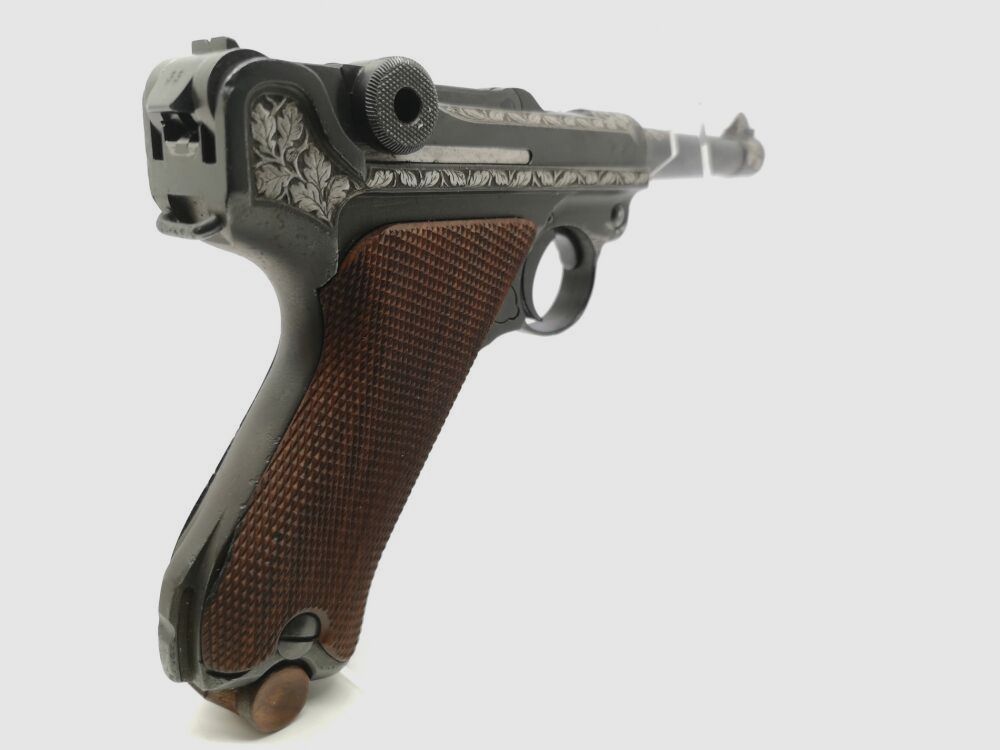 DWM P08 mit feiner Handgravur (Unikat)