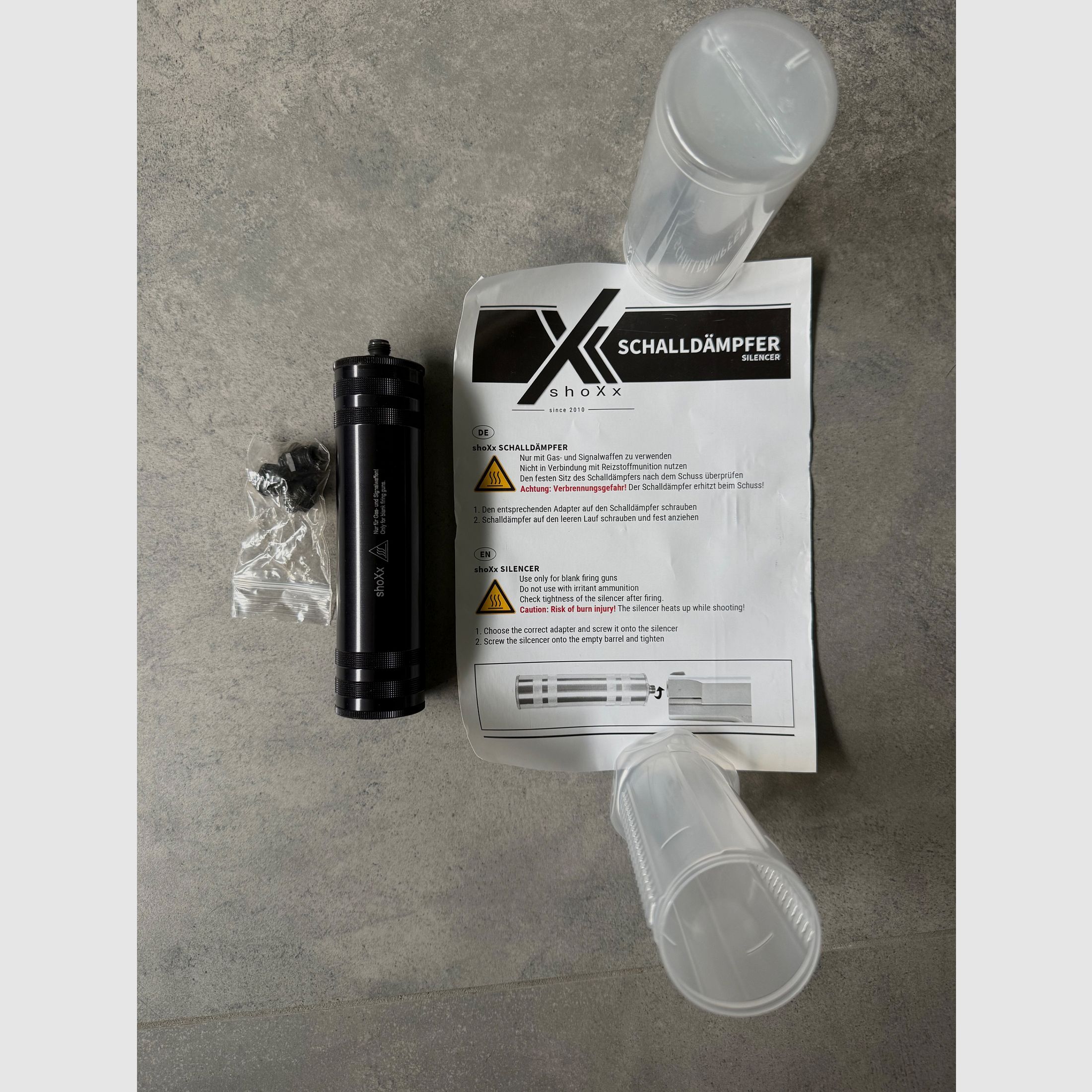 ShoXx Universal suppressor blank firing