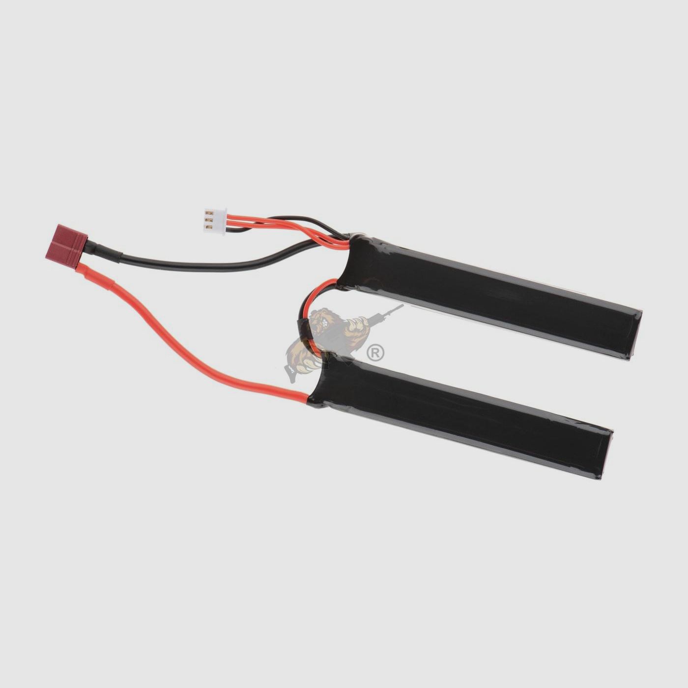 Airsoft LiPo Akku 7.4V 2200mAh 20C Stock Twin Type T-Plug | Pirate Arms