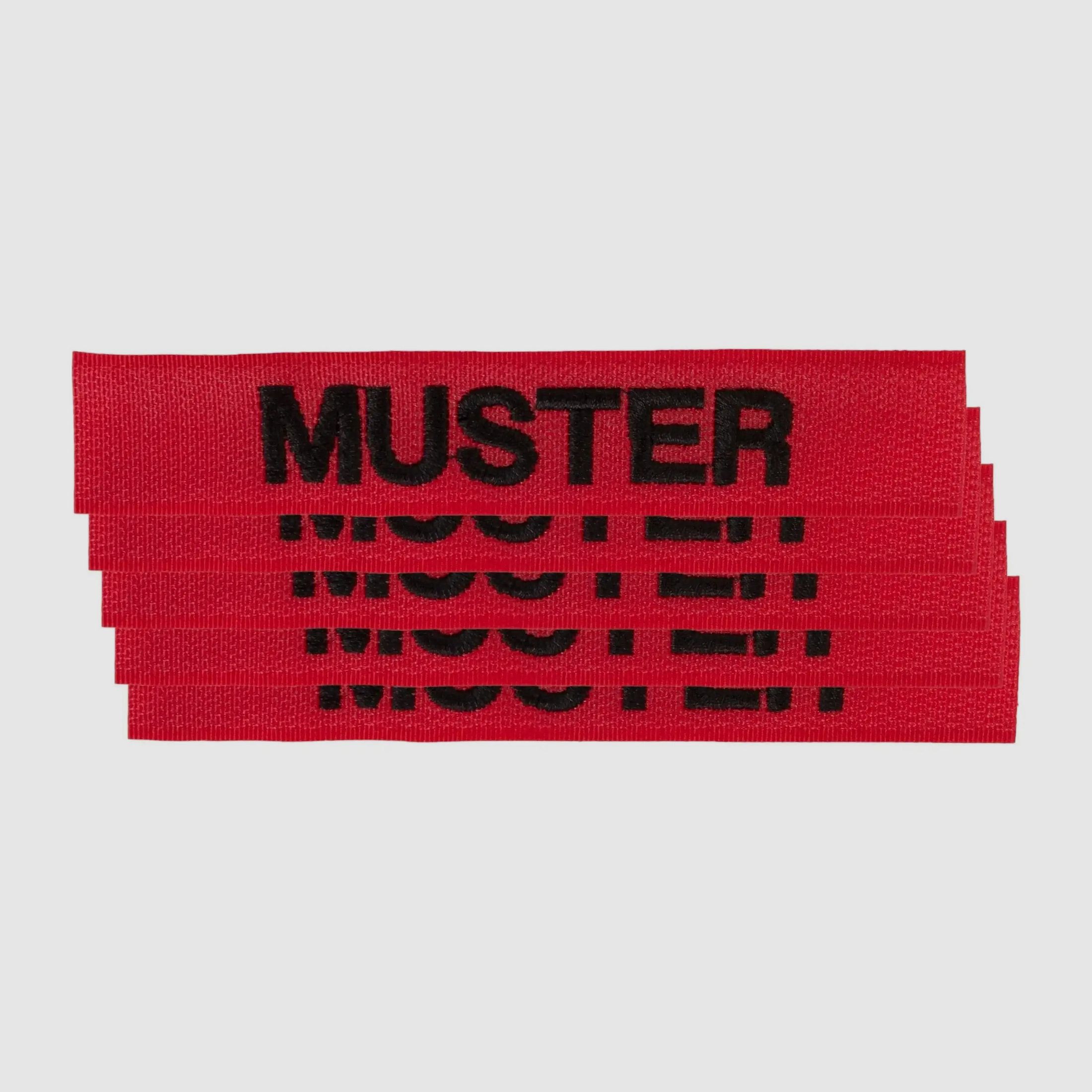 ASMC ASMC Namensbänder 5er Set Rot