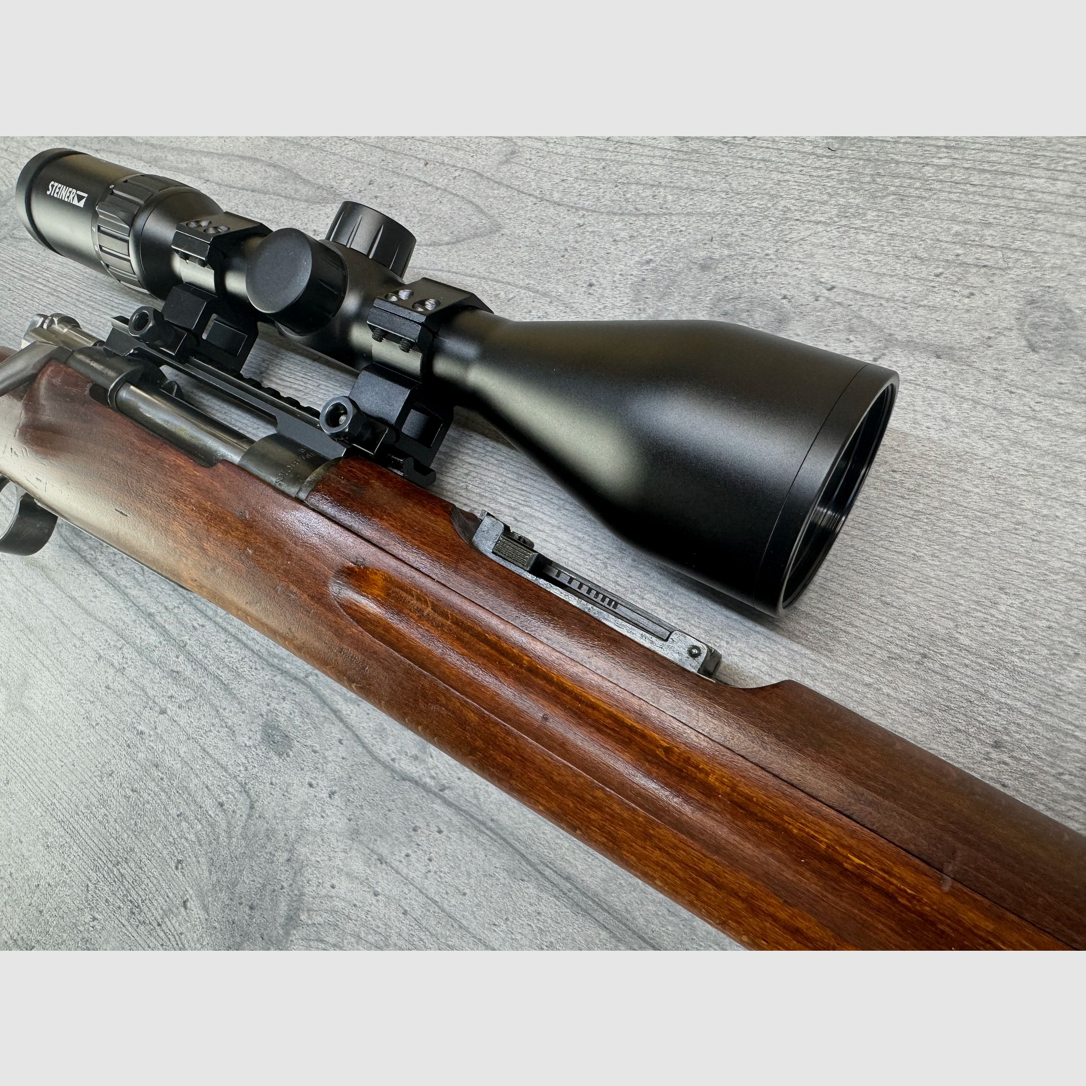 Carl Gustaf/ Husqvarna M/38 6,5x55mm mit Picatinny + Steiner Ranger 4