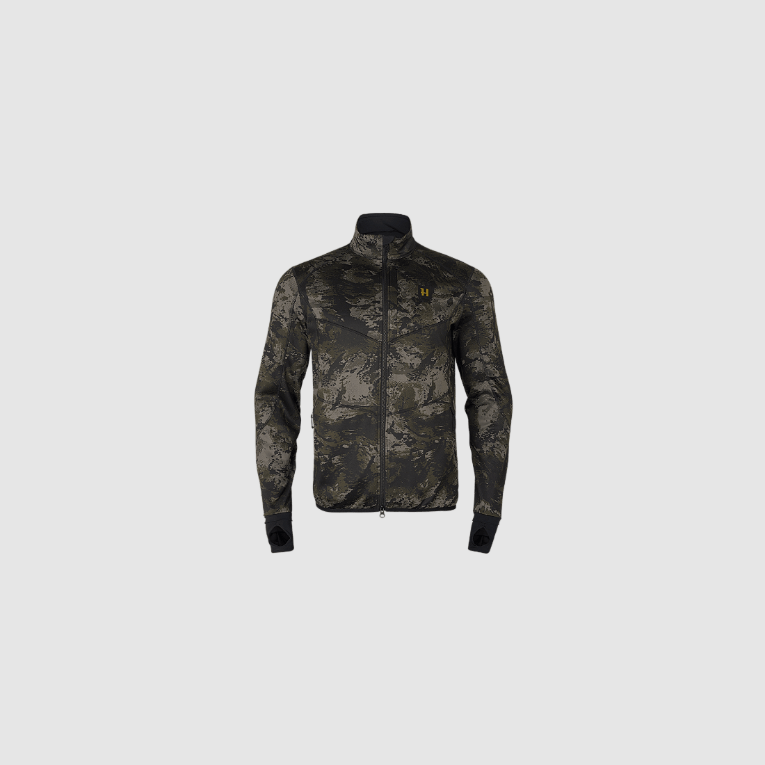 Härkila Noctyx Camo Full Zip Fleece Sweatshirt AXIS MSP Black XL