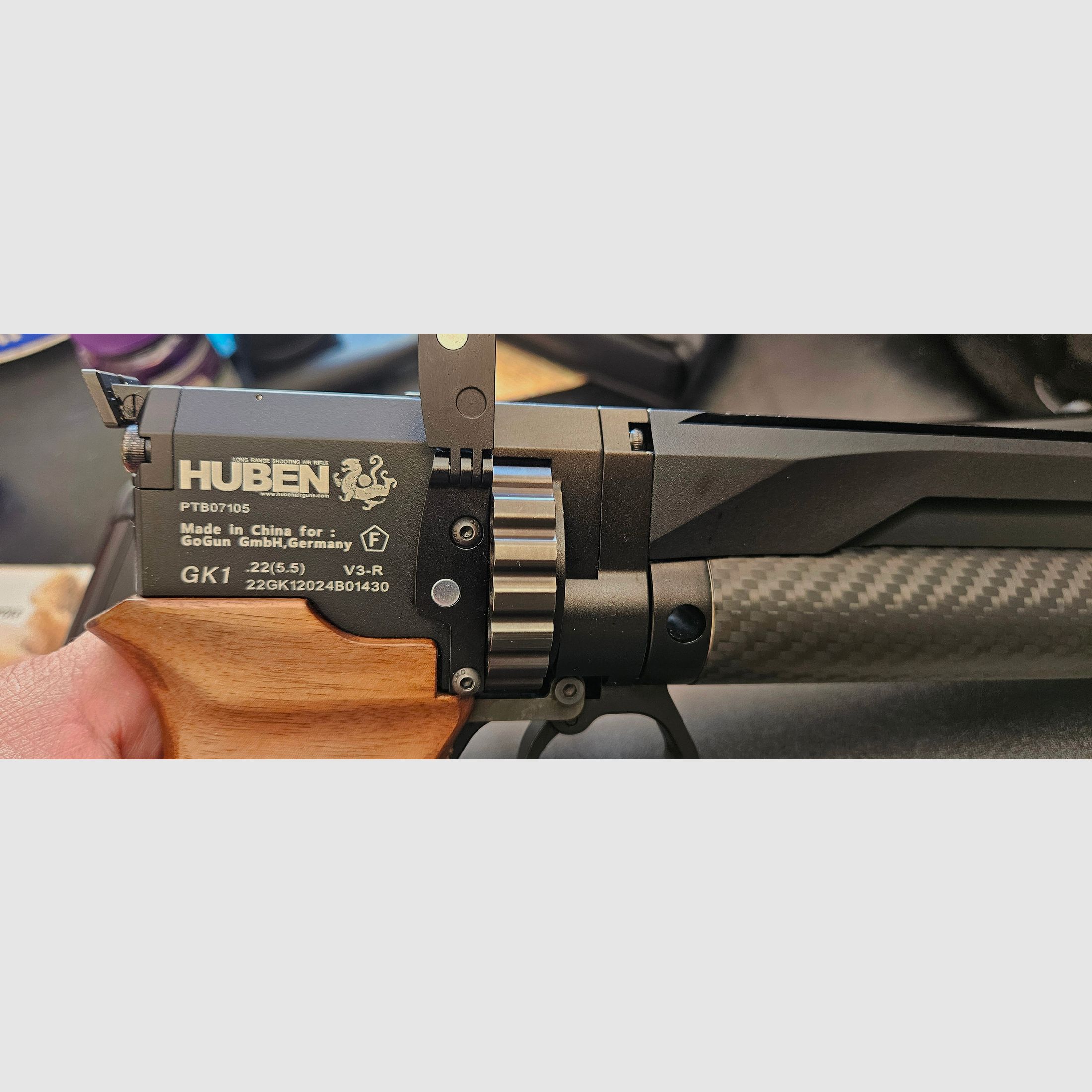 Huben Gk1 van GoGun met accessoires